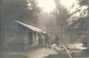 26 db RÉGI motívumlap, sok fotóval; katonai téma / 26 old motive cards, many photos; military