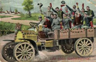 26 db RÉGI motívumlap, sok fotóval; katonai téma / 26 old motive cards, many photos; military