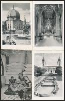 66 db MODERN fekete-fehér magyar városképes lap az 50-es és 60-as évekből, vegyes minőség / 66 moder...