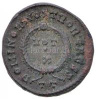 Római Birodalom / Ticinum / Crispus caesarként 320-321. Follis Br (3,21g) T:2,2- Roman Empire / Tici...