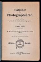 David, Ludwig: Ratgeber im Photographieren. Halle, 1928, Wilhelm Knapp. Kicsit kopott papírkötésben,...