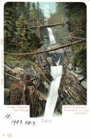 Tátra, Kis-Tarpatak óriás zuhatag; Feitzinger Ede 1902/12. 57. / waterfall (EK)