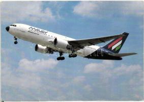 12 db MODERN MALÉV repülős és térképes képeslap / 12 modern MALÉV airplanes and maps postcards