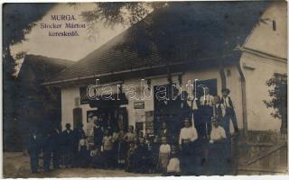 1932 Murga, Stocker Márton kereskedő üzlete, photo