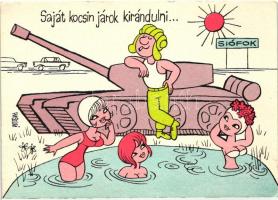 18 db MODERN humoros grafikai lap, vegyes minőség / 18 modern humorous graphic postcards, mixed qual...