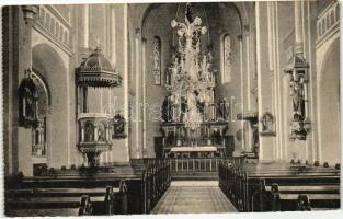 Temesvár, Timisoara;  Józsefváros, Iskolanővérek Intézete, templom belseje / boarding school, church interior