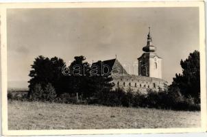 Sepsiszentgyörgy, Sfantu Gheorghe; Református Vártemplom / Calvinist castle church (ragasztónyom / gluemark)