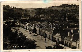 Teke, Teaca; Fő tér / main square (fl)