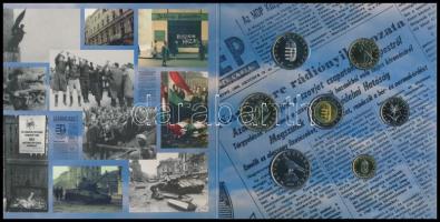 2006. 1Ft-100Ft "1956-os Forradalom" 7klf db dísztokos szettben T:BU