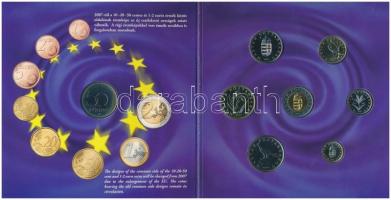 2007. 1Ft-100Ft 8klf db, szettben, benne 50Ft "50 éves a Római Szerződés" T:BU