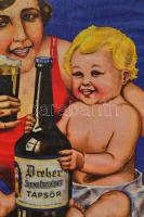 cca 1930 Dreher Excelsior Tápsör, R. Köhegyi E., "Fortuna" Nyomda, plakát kartonra kasíroz...