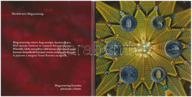 2012. 5Ft-200Ft 6db-os elsőnapi veret forgalmi sor dísztokban "Magyarország Alaptörvénye" ...