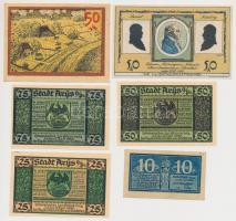 Németország / Weimari Köztársaság 1920-1921. 6db klf szükségpénz, közte Arys, Lilienthal, Nordenham ...