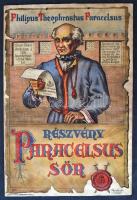 cca 1925-35 Részvény Paracelsus sör, Első Magyar Részvény Serfőzde, Budapest Kőbánya, Klösz Gy. és fia plakát, kartonra kasírozva, kis hibákkal a széleken, 44x30cm