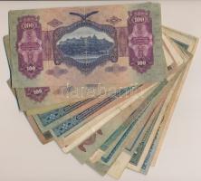 30db-os vegyes magyar korona és pengő bankjegy tétel T:III,III-