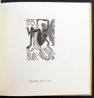 1978 Andor Semsey: Bela Stettner - en ungarsk grafiker hans exlibris og nytarsgrafik. Exlibristen. S...