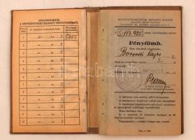 1941 Vénytömb, Magánalkalmazottak Biztosító Intézete,  megírt, 16x10cm