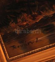 Hován László (1920-1990): Őszi erdő. Olaj, vászon, jelzett, 40×50 cm