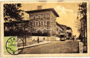 Iasi, Jászvásár, Jassy; Gimnázium, villamos / Liceul / Lyceum, tram, TCV card (EK)