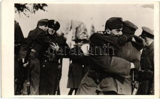 1939 Verecke, Magyar-Lengyel baráti találkozás a visszafoglalt ezeréves határon / Hungarian-Polish meeting on the historical border