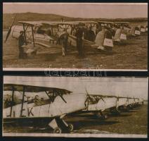 cca 1916-1945 "Egy kis baleset a Kárpátokban", 1 db első világháborús fotólap (az Érdekes ...