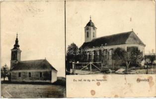 Apostag, Református és evangélikus templom, kiadja Bencze Sándor (Rb)