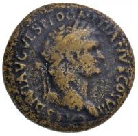 Római Birodalom / Róma / Domitianus (mint caesar) 80-81. Sestertius Br (20,4g) T:3 Roman Empire / Rome / Domitian (as Caesar) 80-81. Sestertius Br "CAES DIVI AVG VESP F DOMITIANVS COS VII / PAX AVGVST - S-C" (20,4g) C:F RIC II 155.