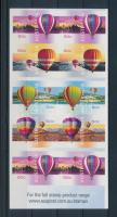 Hot Air Balloon self-adhesive stamp-booklet, Hőlégballon öntapadós bélyegfüzet