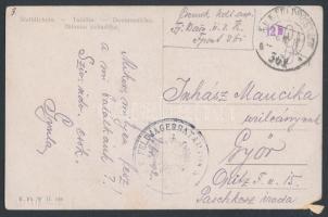 Austria-Hungary Field postcard, Tábori posta képeslap &quot;K.u.k. FELDJÄGER BATAILLON&quot; + &quot;FP 361 b&quot;
