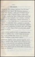Karinthy Ferenc: Hosszú weekend - Színmű három felvonásban, cca 1975, Szerzői Jogvédő Hivatal - Szín...