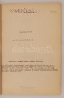 Karinthy Ferenc: Szellemidézés, cca 1972, Szerzői Jogvédő Hivatal - Színházi Osztály, Kiadatlan kézi...