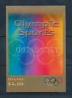 Olympics stamp-booklet, Olimpia bélyegfüzet