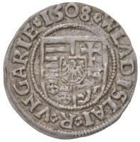 1508K-H Denár Ag "II. Ulászló" (0,6g) T:1-,2 
Huszár: 811.,Unger I.: 646.b