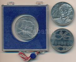 1980. 100Ft Ni "Szovjet-magyar közös űrrepülés" nem eredeti plombált "MNB" plasz...