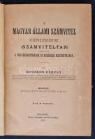 3 db gazdasággal kapcsolatos könyv-Dr. Mariska Vilmos: Magyar pénzügyi törvényisme. Bp., 1877, Frank...