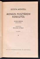 3 db utazással kapcsolatos könyv-Forbáth László: A megújhodott Mongólia. Bp., Franklin-Társulat. Kia...