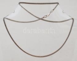 Ezüst nyaklánc, Ag., nettó:8,6gr., jelzett, 55cm / Silver necklace, net, Ag.. 8.6 g, marked, 55cm