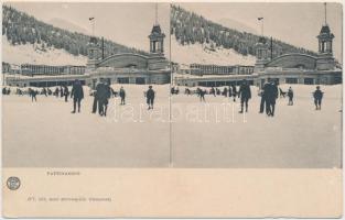 16 db régi, megíratlan olasz és francia sztereo képeslap / 16 unused pre-1945 stereo postcards from ...