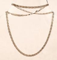 Ezüst nyaklánc, Ag., nettó:17,1r., jelzett, 51cm / Silver necklace, net, Ag..17,1 g, marked, 51cm