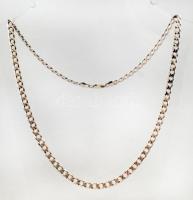 Ezüst pancer nyaklánc, Ag., nettó:21,6r., jelzett, 51cm / Silver necklace, net, Ag..21,6 g, marked, ...