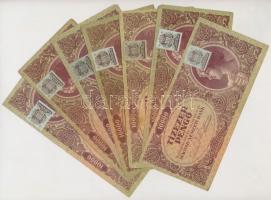 1945. 10.000P (30x) mind "MNB" bélyeggel T:III