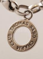 Ezüst Thomas Sabo Charm Club karlánc, Ag., nettó: 16,3gr., jelzett, 20cm /Thomas Sabo Charm Club Sil...