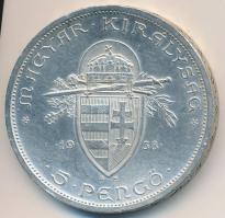 1938. 5P Ag "Szent István" T:2 kis ph. Adamo P8.1
