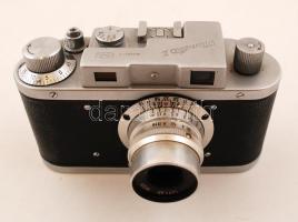 MOM Mometta II. minőségi magyar kamera eredeti tokjában, Ymmar 1:3,5/50mm objektívvel, jó állapotban...