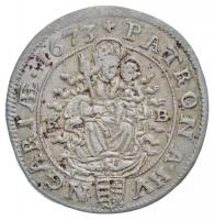 1673K-B 6kr Ag "I. Lipót" (3,2g) T:2,2-
Huszár: 1450., Unger II.: 1072