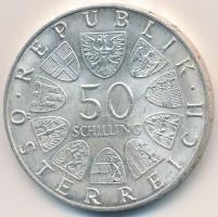 Ausztria 1970. 50Sch Ag "300 éves az Innsbrucki Egyetem" T:1- ph. Austria 1970. 50 Schilli...