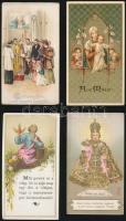 cca 1930  Vegyes szentkép tétel, 6db, különböző méretben és minőségben, cca 13x7cm