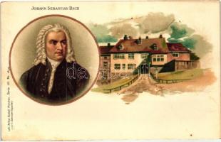 Johann Sebastian Bach, Gebrüder Obpacher Serie 45. No. 18339. litho