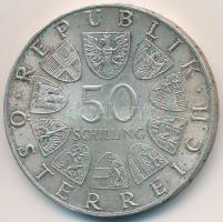 Ausztria 1974. 50Sch Ag "1200 éves a Salzburgi Dóm" T:2 patina Austria 1974. 50 Schilling ...