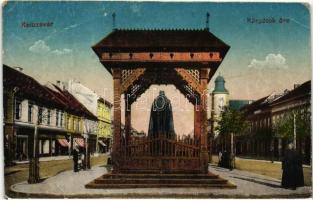 Kolozsvár, Cluj; A kárpátok őre / statue (EB)